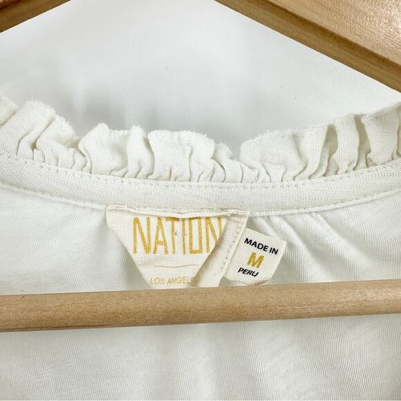 Nation LTD Quintana Yoked Top Sz M - Picture 9 of 12